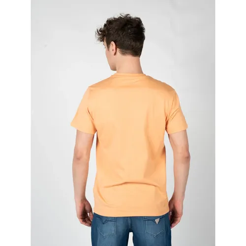 Guess - Tops > T-Shirts - Orange - Guess - Modalova