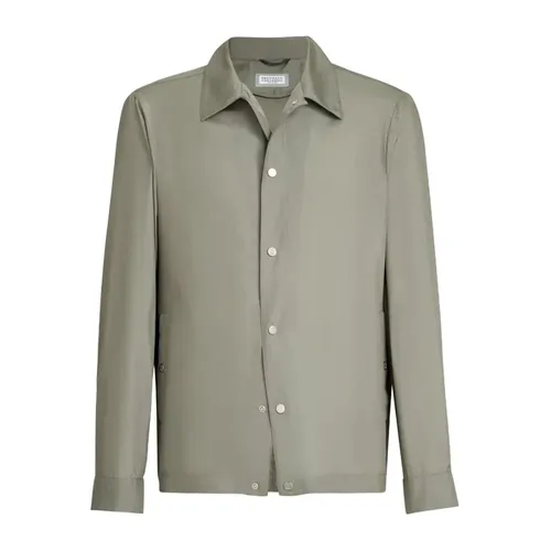 Jackets > Light Jackets - - Brunello Cucinelli - Modalova