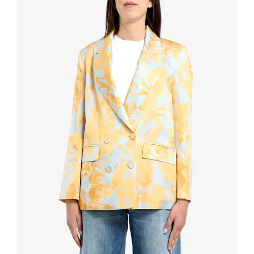 Kaos - Jackets > Blazers - Yellow - Kaos - Modalova