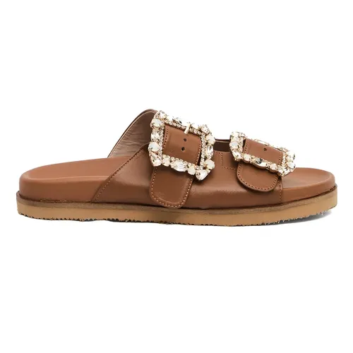 Shoes > Flip Flops & Sliders > Sliders - - Paola Fiorenza - Modalova