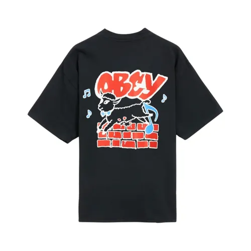Obey - Tops > T-Shirts - Black - Obey - Modalova