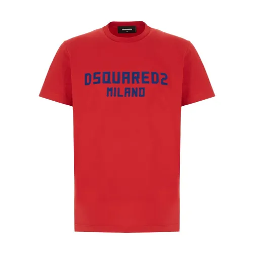 Dsquared2 - Tops > T-Shirts - Red - Dsquared2 - Modalova