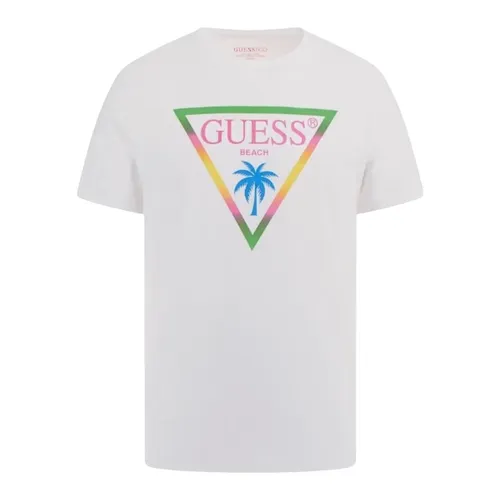 Guess - Tops > T-Shirts - White - Guess - Modalova