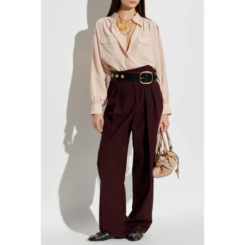Trousers > Wide Trousers - - Chloé - Modalova