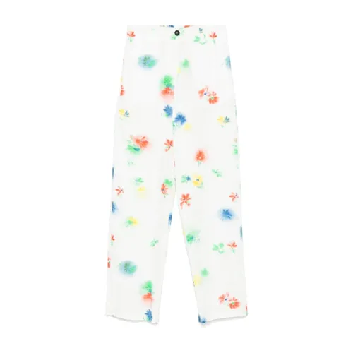 Trousers > Straight Trousers - - Msgm - Modalova