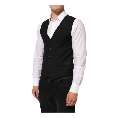 Suits > Suit Vests - - Dolce & Gabbana - Modalova