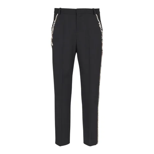 Trousers > Suit Trousers - - Balmain - Modalova