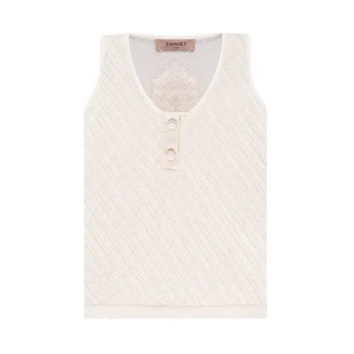 Tops > Sleeveless Tops - - Twinset - Modalova