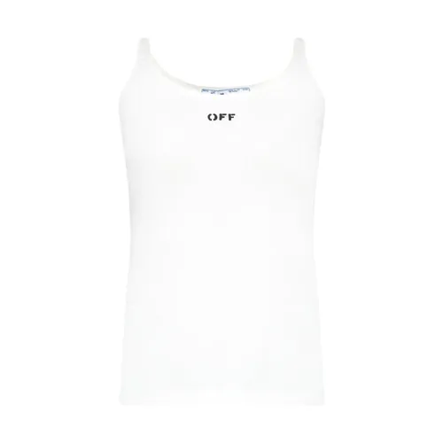 Off - Tops > Sleeveless Tops - - Off White - Modalova