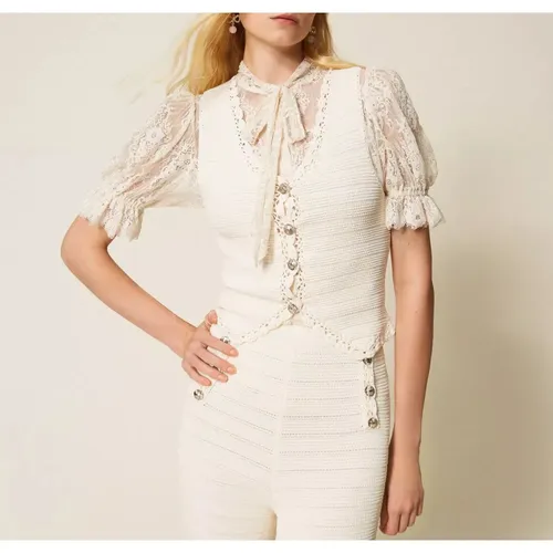 Twinset - Jackets > Vests - White - Twinset - Modalova