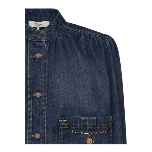 Jackets > Denim Jackets - - Chloé - Modalova