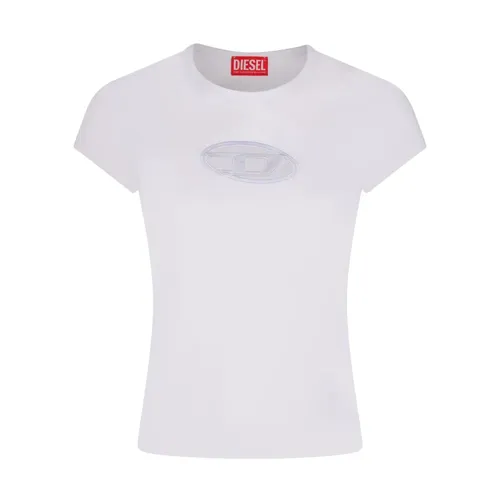 Diesel - Tops > T-Shirts - White - Diesel - Modalova