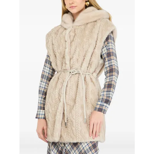 Liu Jo - Jackets > Vests - Beige - Liu Jo - Modalova