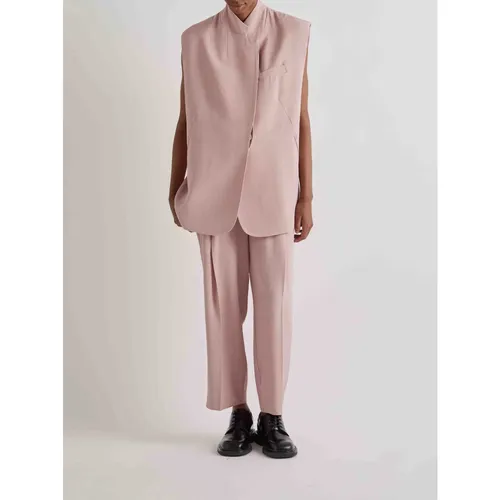 MeiMeiJ - Jackets > Vests - Pink - MeiMeiJ - Modalova