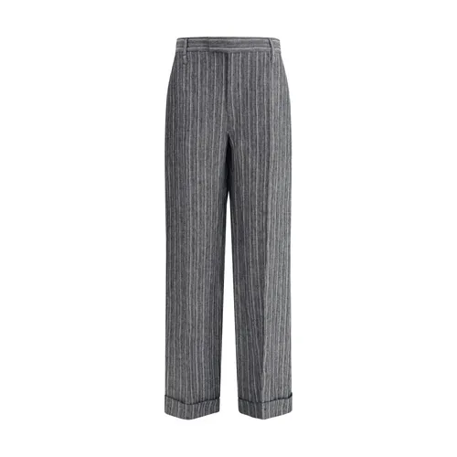 Trousers > Wide Trousers - - Brunello Cucinelli - Modalova