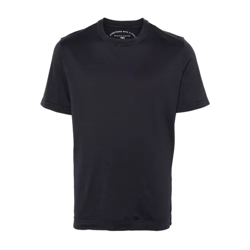 Fedeli - Tops > T-Shirts - Blue - Fedeli - Modalova