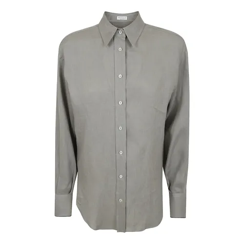 Blouses & Shirts > Shirts - - Brunello Cucinelli - Modalova