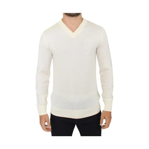 Knitwear > V-neck Knitwear - - Ermanno Scervino - Modalova