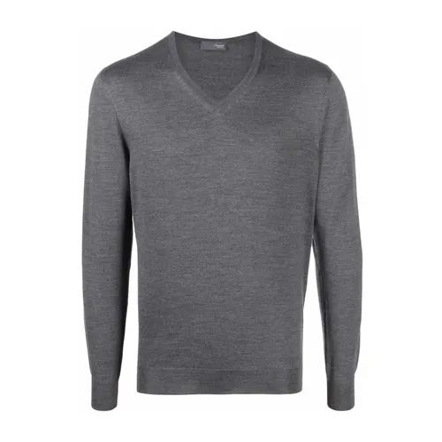 Knitwear > V-neck Knitwear - - Drumohr - Modalova