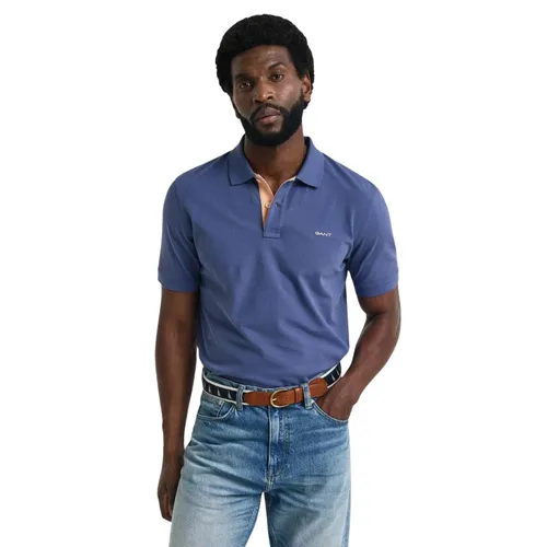 Gant - Tops > Polo Shirts - Blue - Gant - Modalova