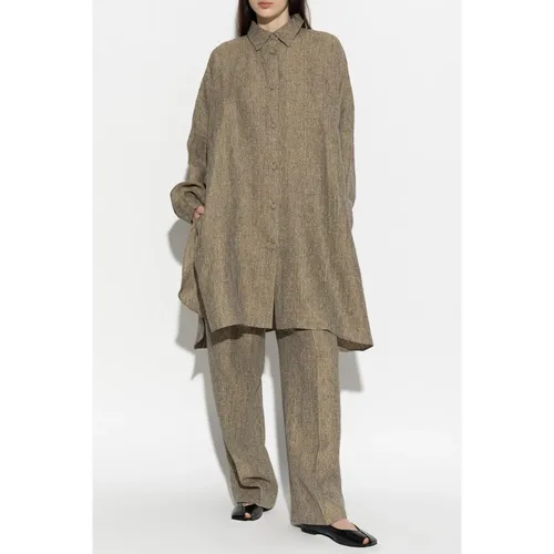 Trousers > Wide Trousers - - Officine Générale - Modalova