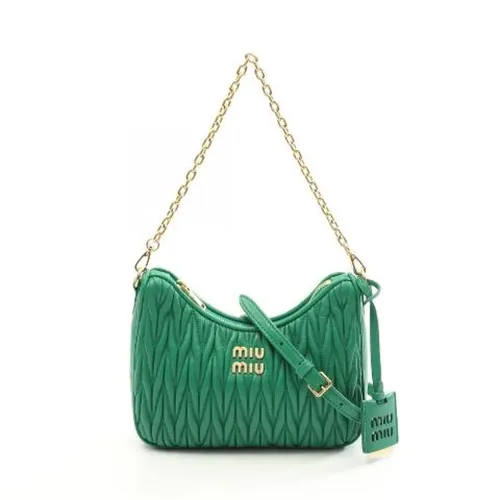 Pre-owned > Pre-owned Bags > Pre-owned Shoulder Bags - - Miu Miu Pre-owned - Modalova