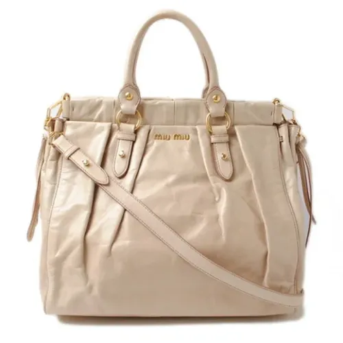 Pre-owned > Pre-owned Bags > Pre-owned Tote Bags - - Miu Miu Pre-owned - Modalova