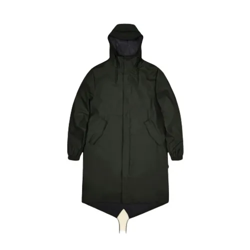 Rains - Coats > Parkas - Green - Rains - Modalova