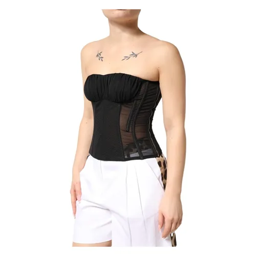 Tops > Sleeveless Tops - - Dolce & Gabbana - Modalova