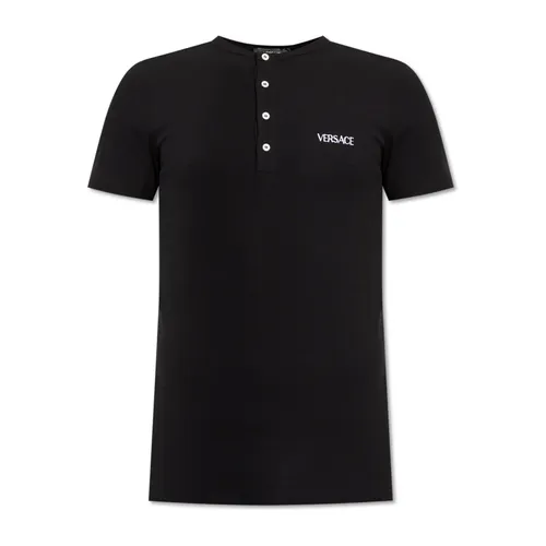 Versace - Tops > T-Shirts - Black - Versace - Modalova