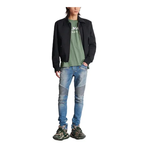 Balmain - Tops > T-Shirts - Green - Balmain - Modalova