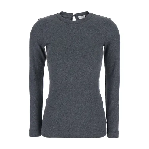 Tops > Long Sleeve Tops - - Brunello Cucinelli - Modalova