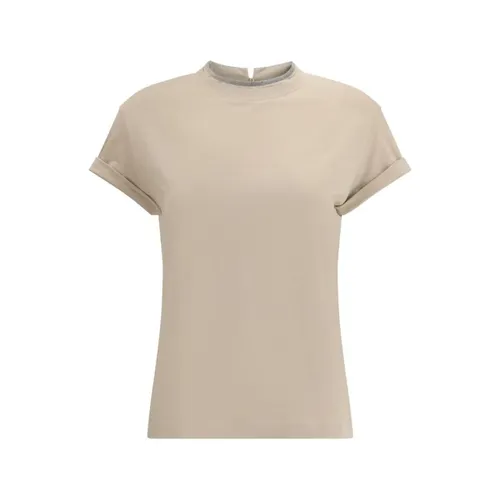 Tops > T-Shirts - - Brunello Cucinelli - Modalova