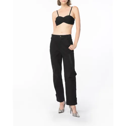 Trousers > Straight Trousers - - Pinko - Modalova