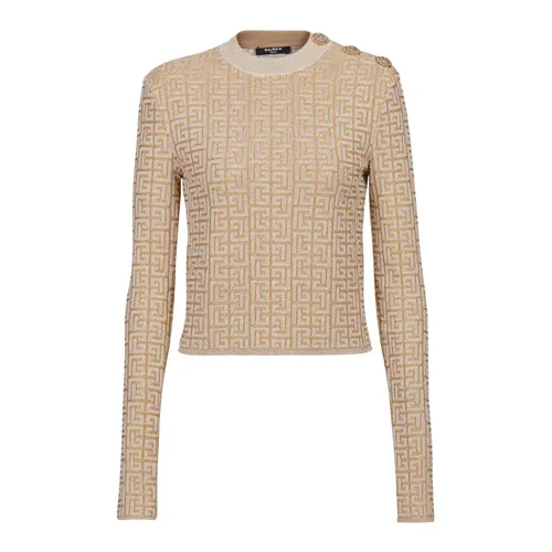 Knitwear > Round-neck Knitwear - - Balmain - Modalova
