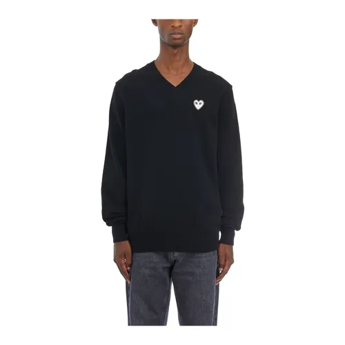 Knitwear > V-neck Knitwear - - Comme des Garçons Play - Modalova