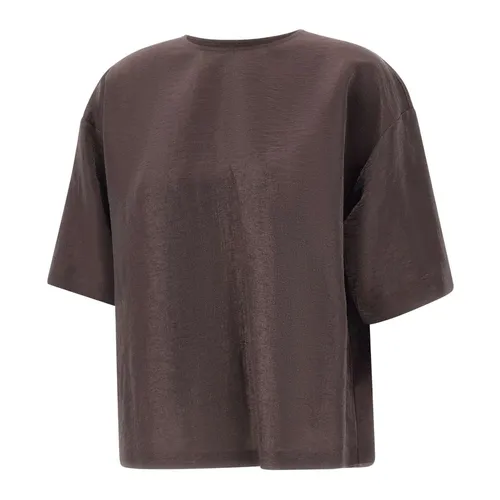 Hugo - Tops > T-Shirts - Brown - Hugo - Modalova