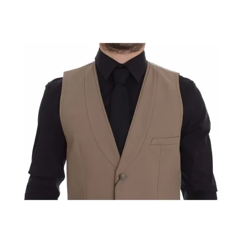 Suits > Suit Vests - - Dolce & Gabbana - Modalova