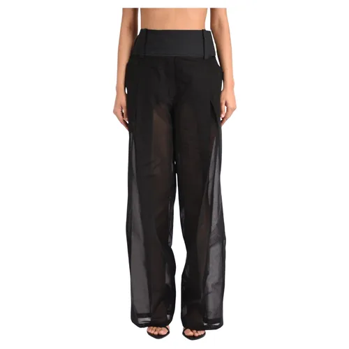 Trousers > Wide Trousers - - Sportmax - Modalova