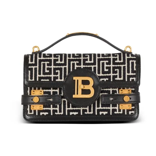 Balmain - Bags > Handbags - Black - Balmain - Modalova