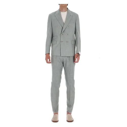 Suits > Suit Sets > Double Breasted Suits - - Eleventy - Modalova