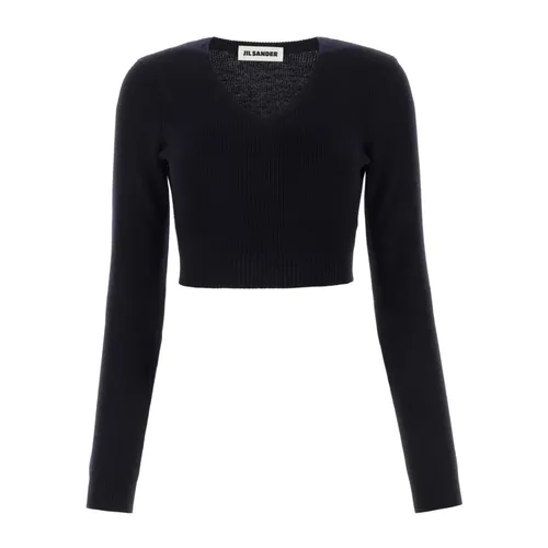 Knitwear > V-neck Knitwear - - Jil Sander - Modalova