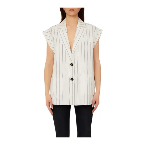 Liu Jo - Jackets > Vests - White - Liu Jo - Modalova