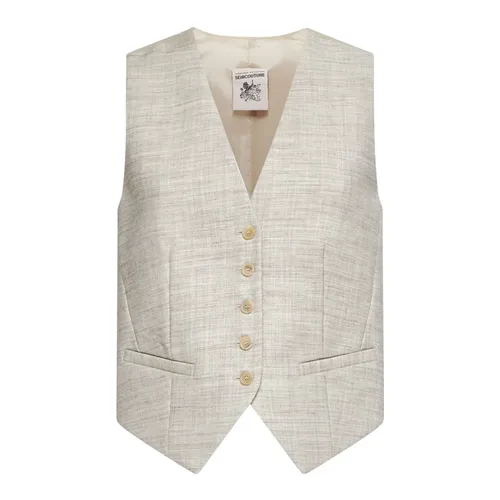 Jackets > Vests - - Semicouture - Modalova