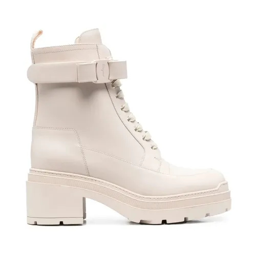 Shoes > Boots > Heeled Boots - - Ferragamo - Modalova