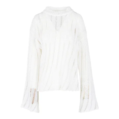 Knitwear > Round-neck Knitwear - - Solotre - Modalova