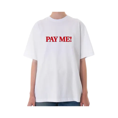 Msgm - Tops > T-Shirts - White - Msgm - Modalova