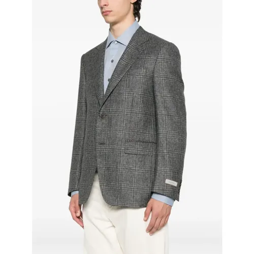 Canali - Jackets > Blazers - Gray - Canali - Modalova