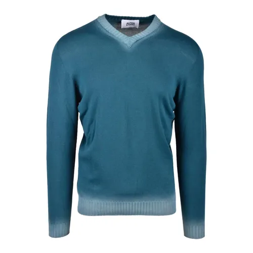 Knitwear > V-neck Knitwear - - Alpha Studio - Modalova