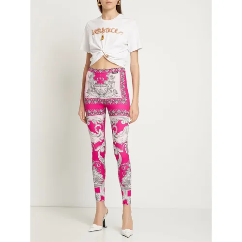 Trousers > Leggings - - Versace - Modalova
